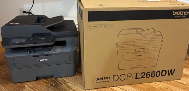 Brother DCP-L2660DWの外観と箱