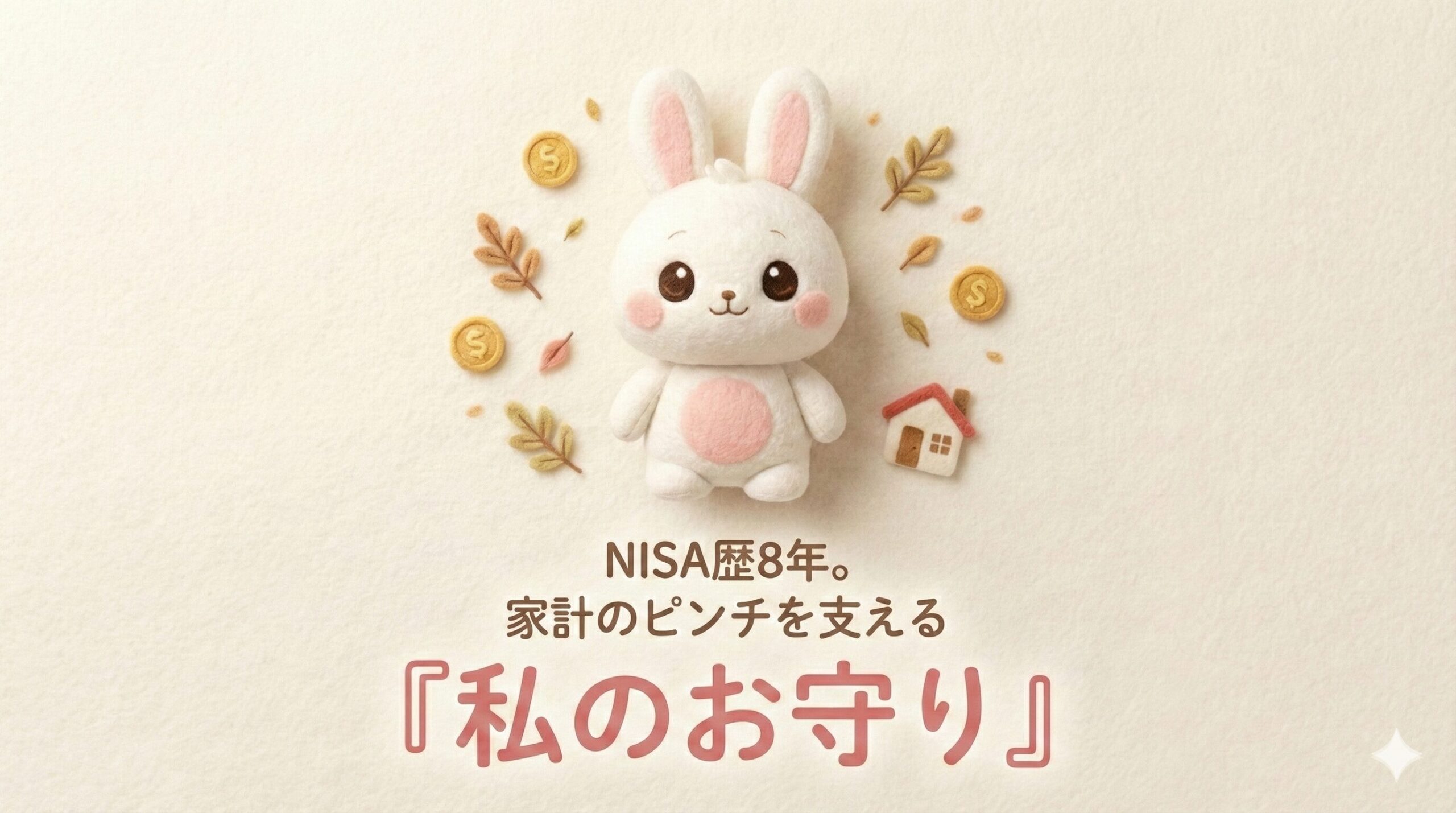 NISA歴8年。家計のピンチを支える『私のお守り』